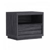 Navis Contemporary 26" Nightstand in Charcoal Gray (1-Drawer) | Table de nuit contemporaine Navis 26" en gris charbon (1 tiroir)
