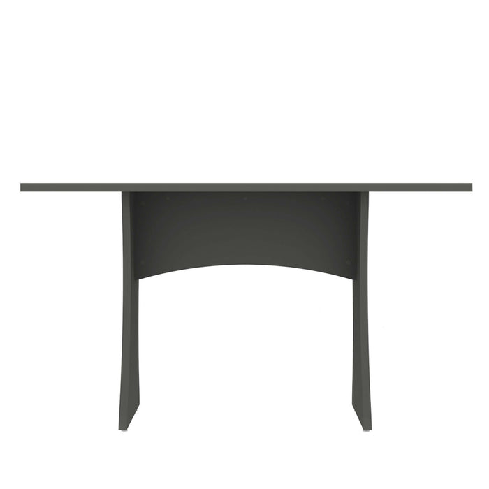 Table de salle a manger Coney style mid-century 53\" en gris charbon