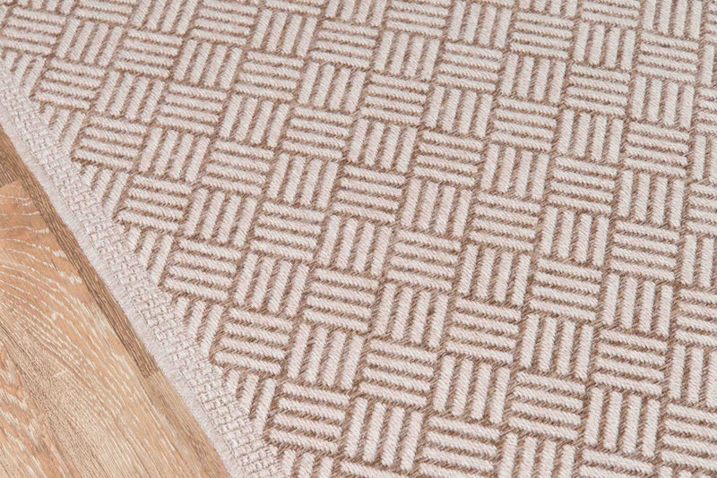 Tapis Contemporain Eve 6'7\" x 9'6\" en brun