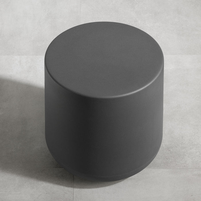 Dalya Table d’appoint de jardin ronde Gris foncé, de Meubles South Shore