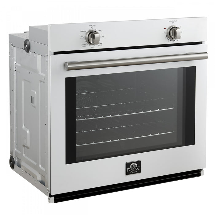 Four mural simple Vomero 30 po, blanc, four a convection de 5 pi³ - FBOEL1370-30WHT