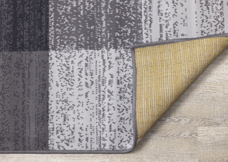 Carpette Florence à motif blocs vieillis pour l'intérieur - 4 pi 7 po x 6 pi 7 po