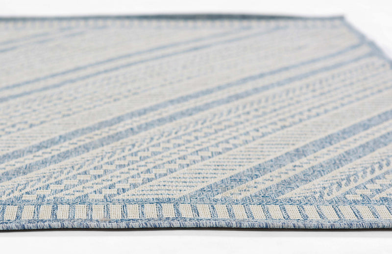 Tapis Transitionnel Livia 8'0\" x 10'0\" en Bleu