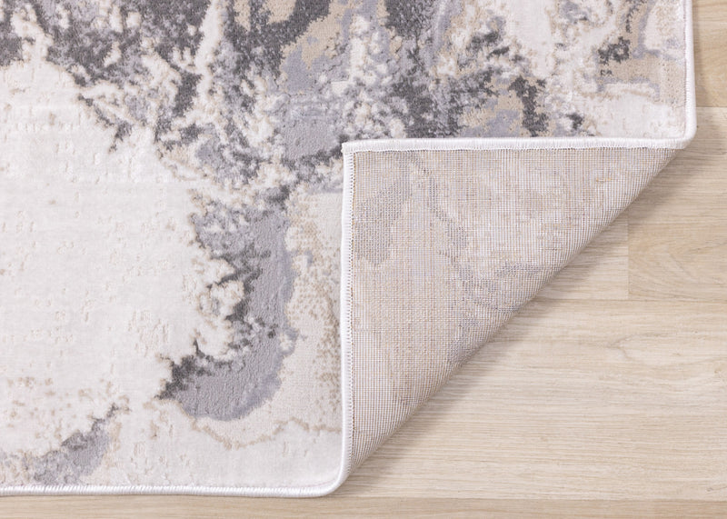 Carpette London à motif d’océan ondulé - 6 pi 7 po x 9 pi 6 po