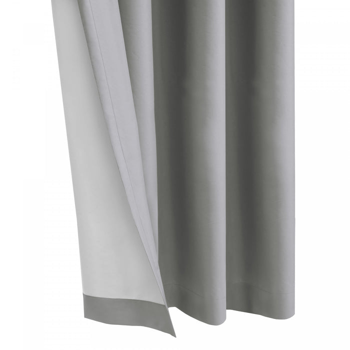 Panneau de rideau coupe-lumière à œillets Alpin gris clair de Thermaplus - 52 x 95