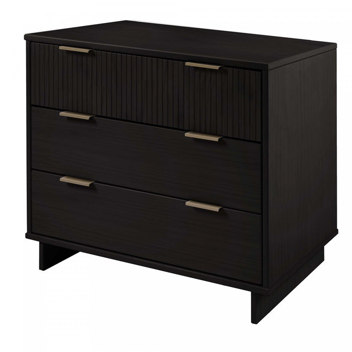 Ensemble de commode moderne Granville 2 pieces en noir