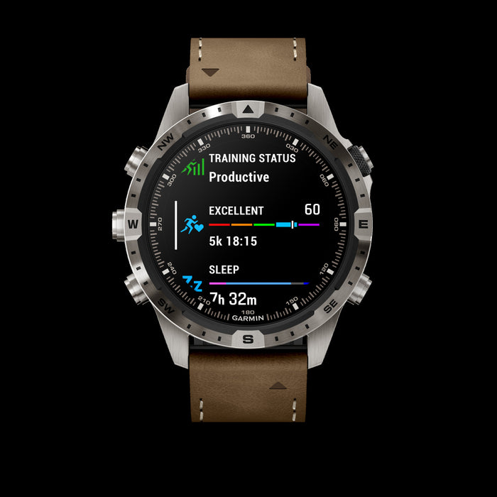 Garmin Marq® Adventurer (gen 2) Montre Connectee De Luxe - Durable Avec Ecran Amoled Et Boitier En Titane