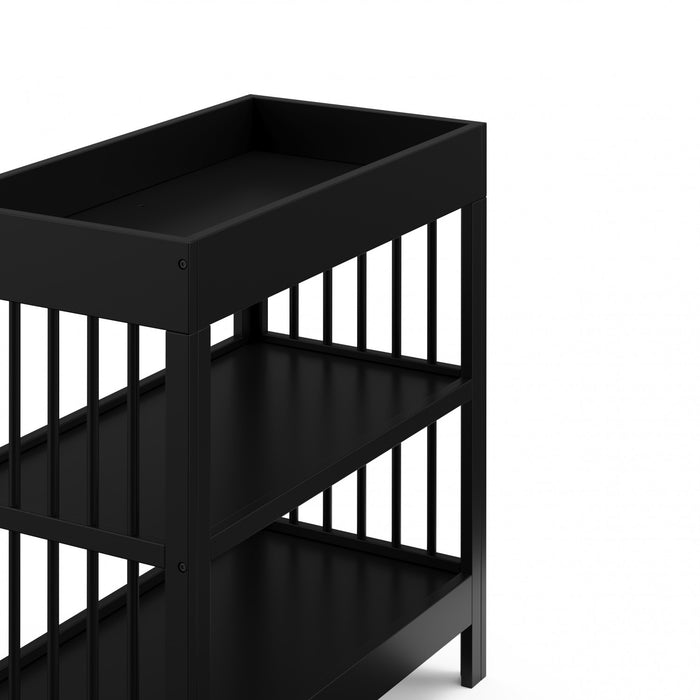 Graco Teddi Table a langer avec matelas a langer resistant a l’eau - Noir