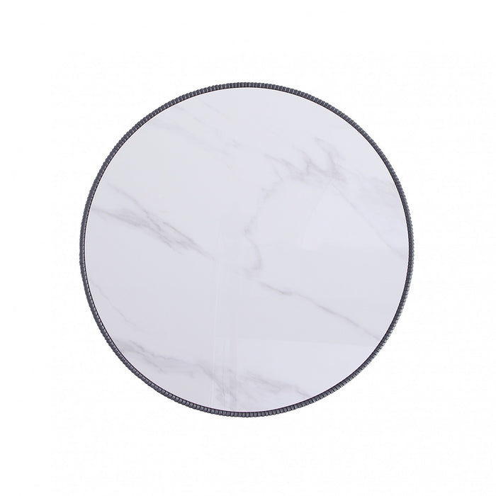 Ensemble de 2 tables Anderson Modern : table basse et table d’appoint en gris