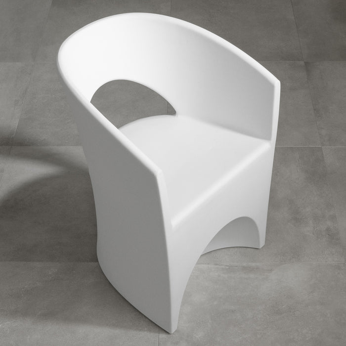 Dalya Fauteuil extérieur Blanc, de Meubles South Shore