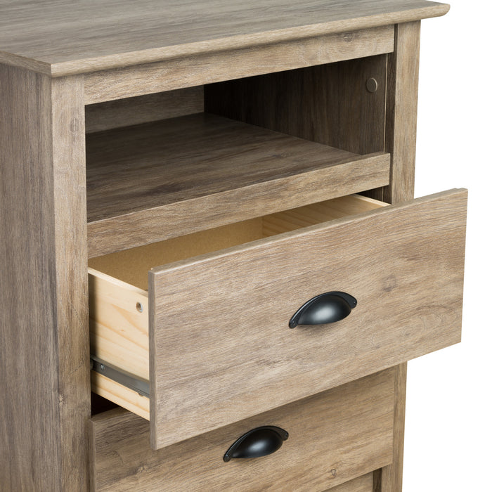 Table de nuit haute Salt Spring - gris délavé