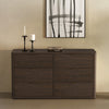 Evelyn Modern 60" Dresser in Brown (6-Drawer) | Commode moderne Evelyn 60" en brun (6 tiroirs)