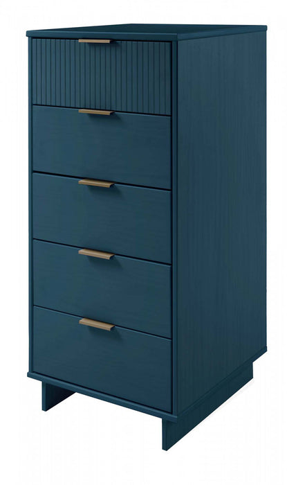 Ensemble de commode 2 pieces Granville Modern en bleu minuit