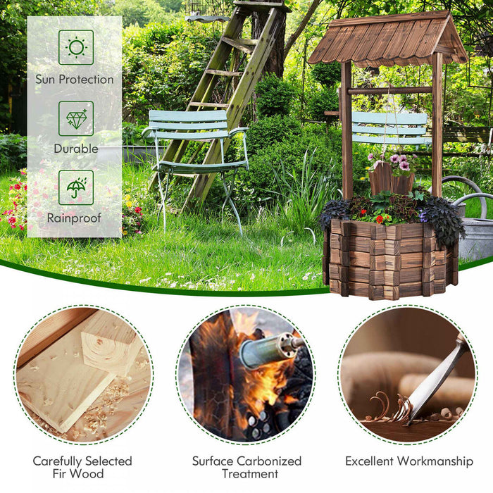 Puits A Souhaits En Bois