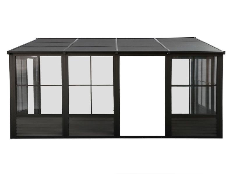 Florence - Solarium Mural 10x16 Toit Metal Noir