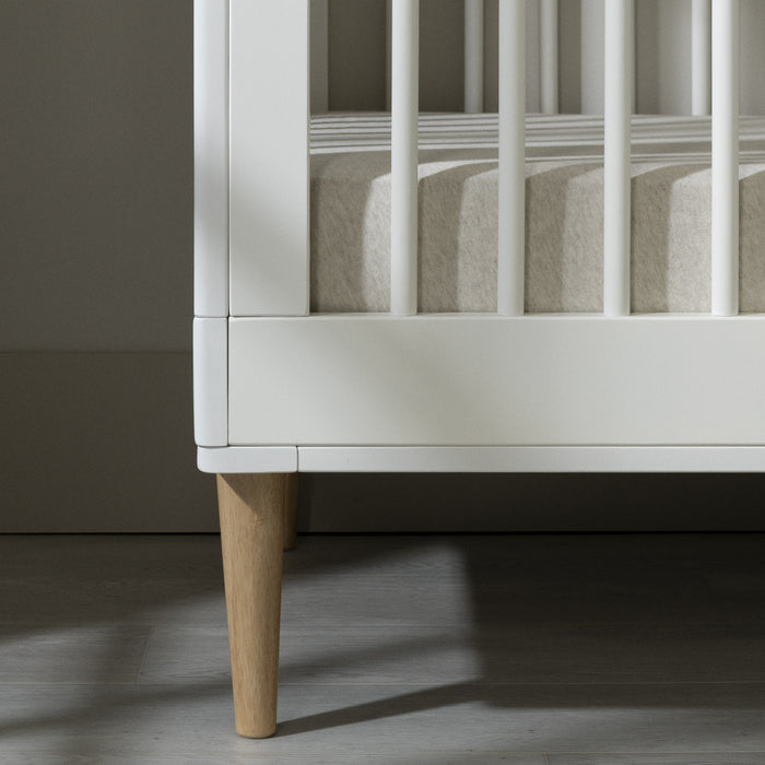 Cotton Candy Lit De Bebe Convertible 3 En 1 - Blanc