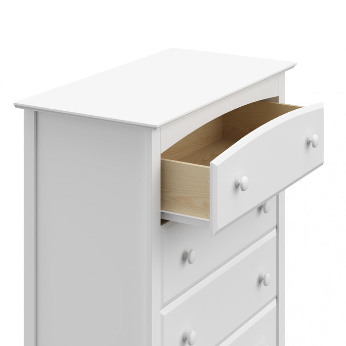 Storkcraft Kenton 5 Commode a tiroirs - Blanc