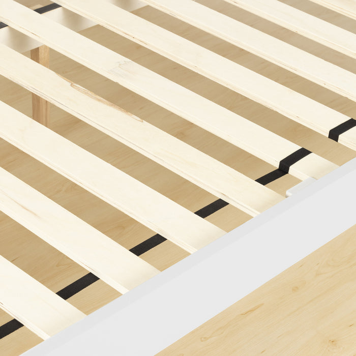 Vito Base De Lit En Bois - Blanc