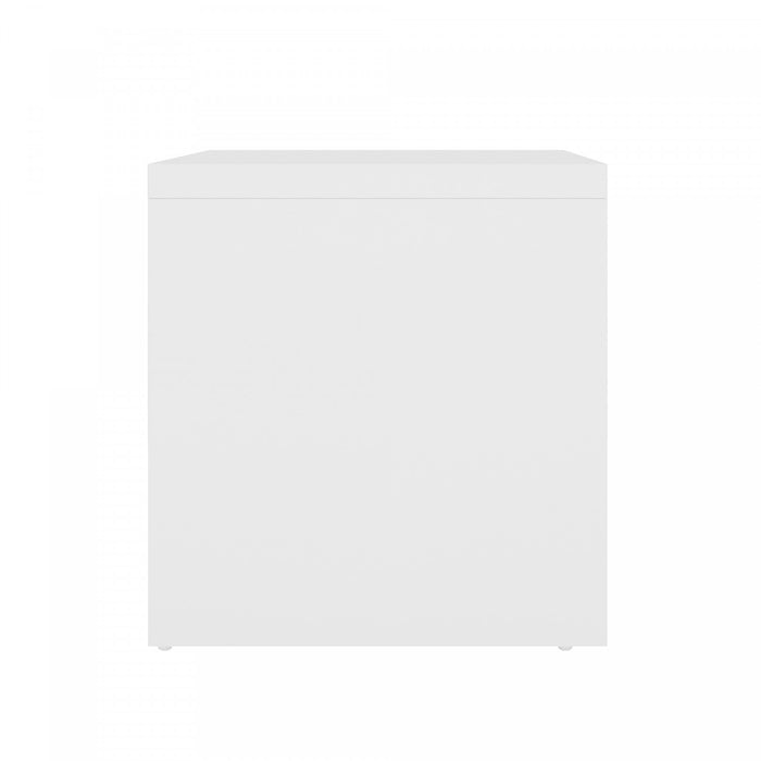 Meuble TV contemporain moderne Duncan 70\" en blanc