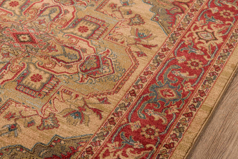Tapis Traditionnel Lux 9'3\" x 12'6\" en Ivoire