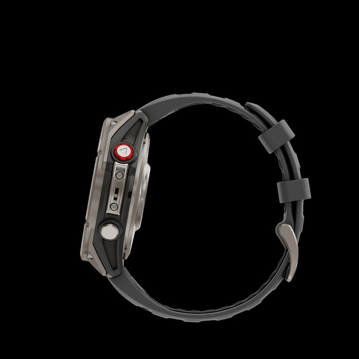 Montre connectee Garmin Fenix 8 Pro 47 mm en titane Pro - Vetements d'entrainement, appels vocaux, economie de course, plans Garmin Coach, chronometrage automatique, conception certifiee pour la plongee
