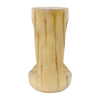 Brio 26.57" Rustic Tree-Stump MGO Accent Table, Unique Wood Grain Indoor Side Table, Natural | Table d'appoint style souche Brio 26,57 pouces MGO, table laterale interieure grain de bois unique, naturel