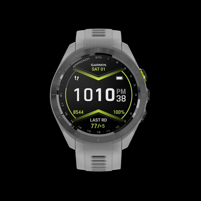 Garmin Approach S70 42mm - Ceramique Noire, Montre De Golf Amoled, 43 000 Parcours, Caddie Virtuel, Gps