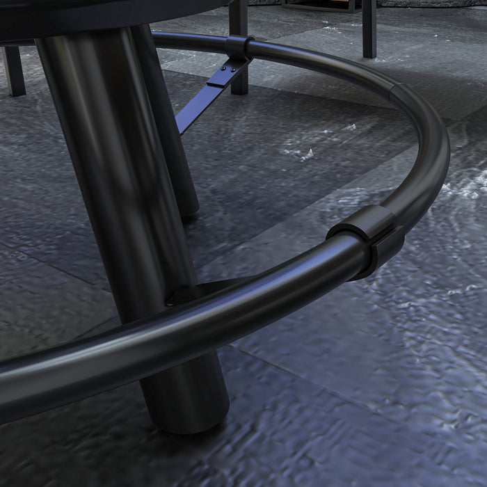 Outsunny Foyer Bbq Grill Avec Grille Et Poele, Foyer A Bois, Noir