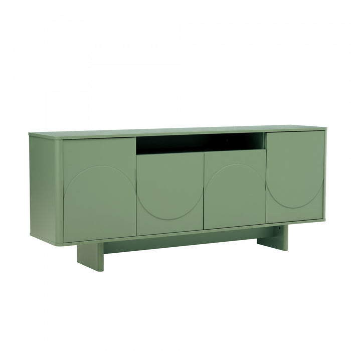 Buffet moderne Ella 180 cm en vert sauge