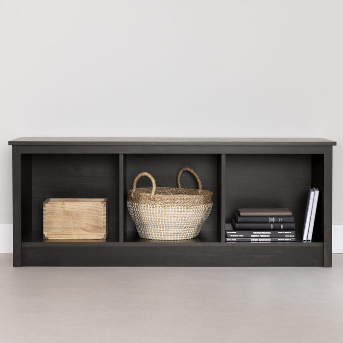 Banc de rangement Toza pour vestibule - noir antiqué