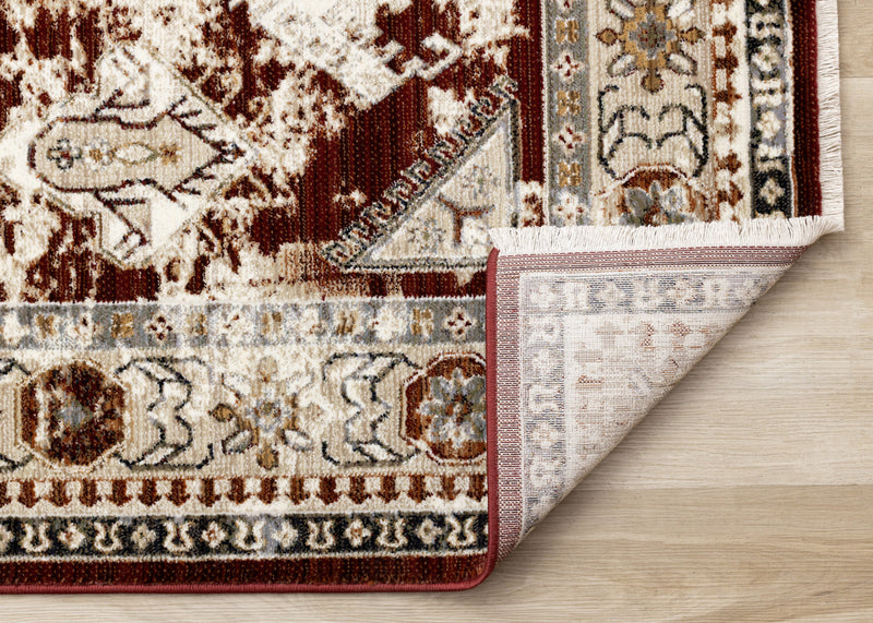 Carpette Sydney traditionnelle et élégante pour l'intérieur - 5 pi 3 po x 7 pi 10 po