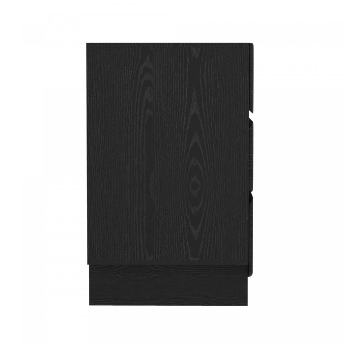 Commode contemporaine Ardea 72\" en noir (6 tiroirs)