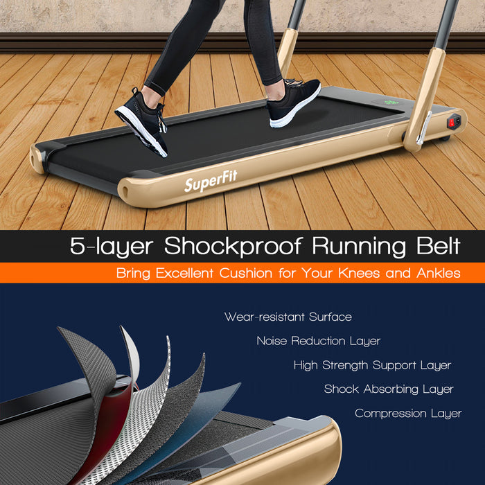 Tapis De Course Pliable 2,25cv Superfitavec Telecommande