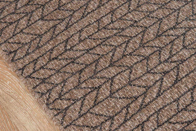 Tapis Contemporain Linden 2'0\" x 10'0\" en brun
