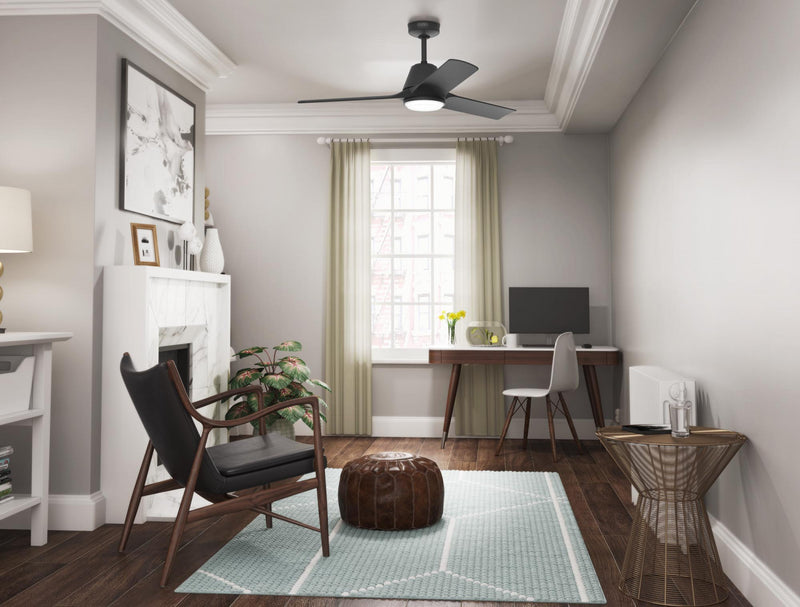 Ventilateur de plafond Aeronaut avec luminaire - Noir