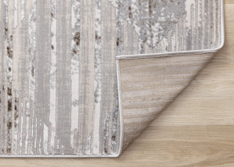 Carpette London à motif géométrique pour l’intérieur - 5 pi 3 po x 7 pi 7 po