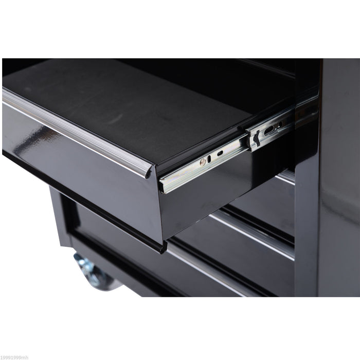 Homcom Armoire A Outils Roulante En Acier A 5 Tiroirs