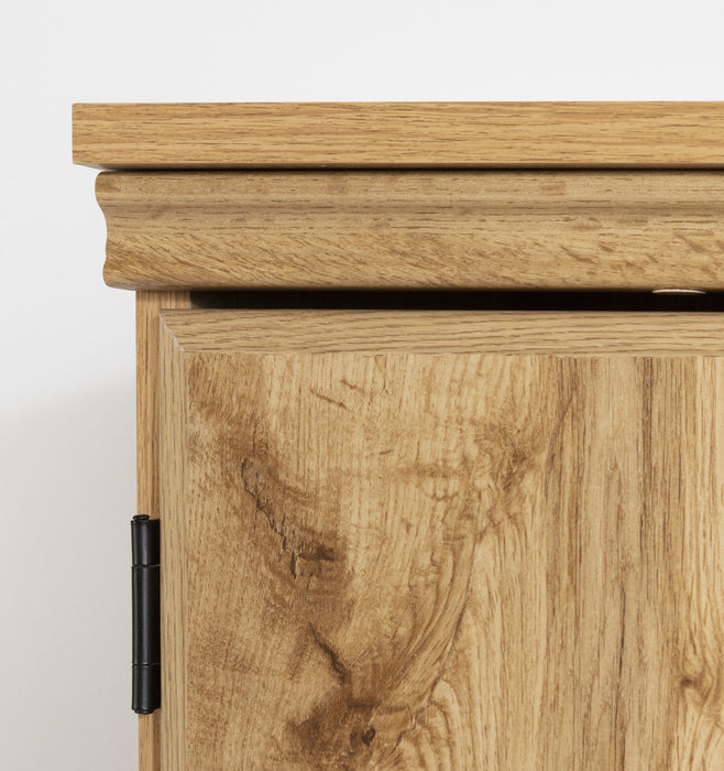  Armoire décorative Morgan à 4 portes - chêne nordique