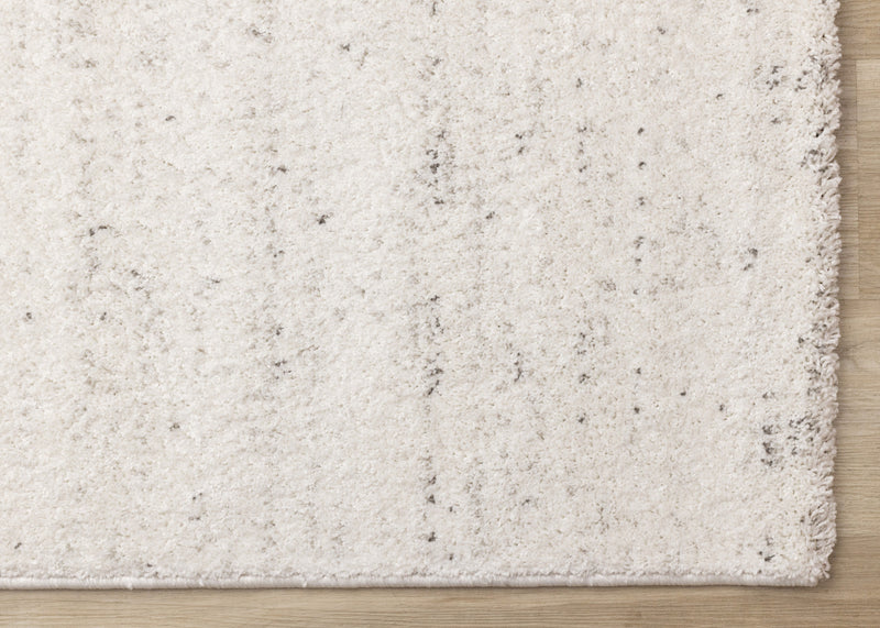 Tapis Surrey mouchete blanc gris, 6'7\" x 9'6\"
