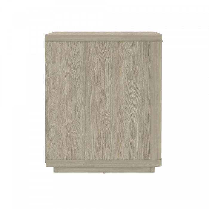 Table de nuit Evelyn Moderne 32\" en naturel (1 tiroir)