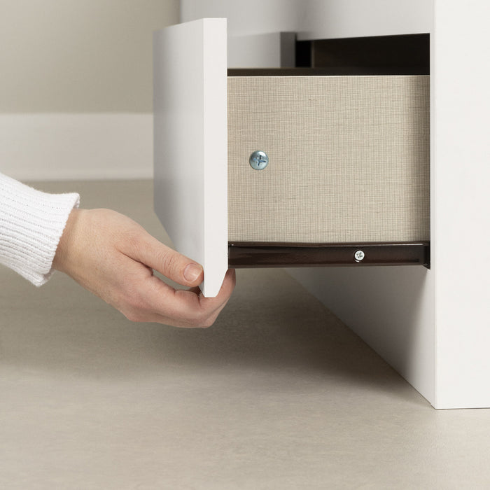 Step One Lit Matelot Avec 3 Tiroirs - Blanc Solide