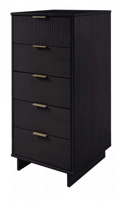 Ensemble de commode moderne Granville 2 pieces en noir
