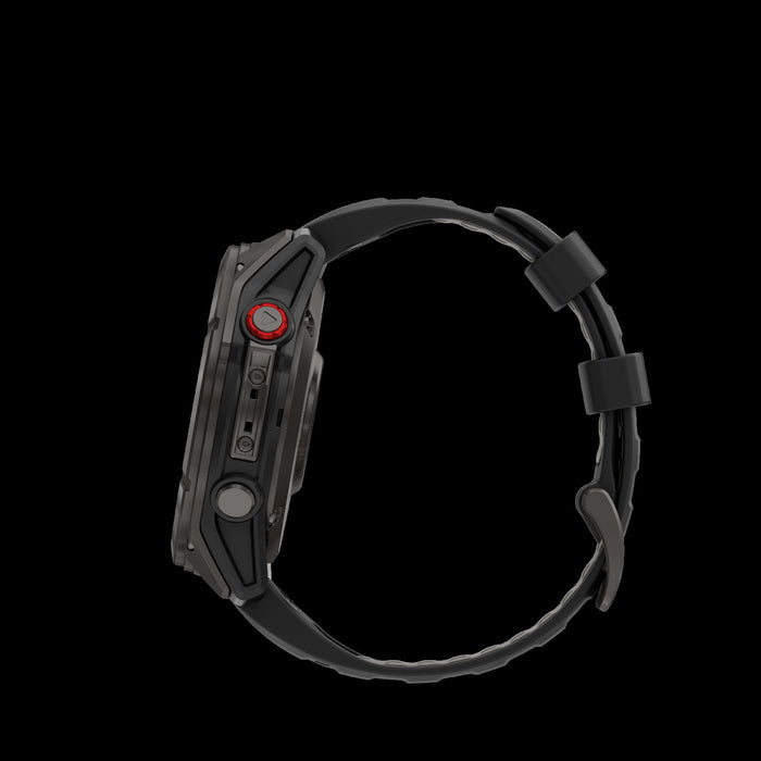 Montre intelligente Garmin Fenix 8 Pro 51 mm Carbon Adventure - Suivi exterieur, autonomie prolongee, navigation par carte, LTE LiveTrack, perte de vitesse de pas, alarme intelligente