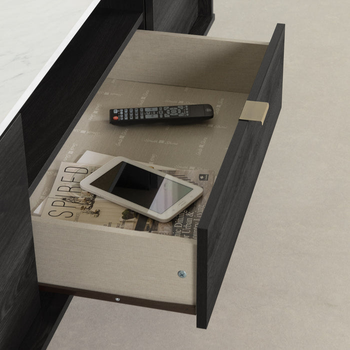 Meuble pour téléviseur Hype de 61 po - chêne gris