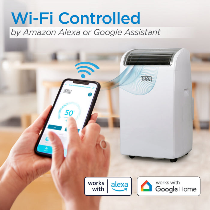 Climatiseur portatif intelligent Black+Decker de 14 000 BTU - BPACT14WT