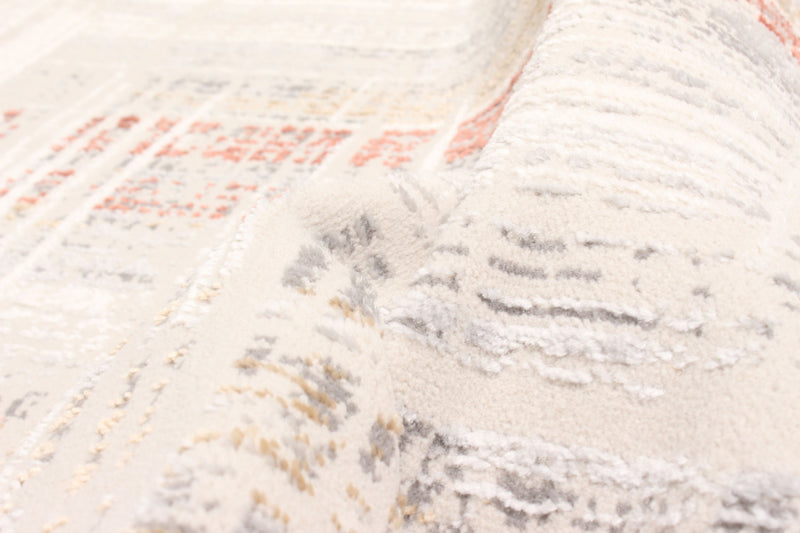 Tapis Contemporain/Moderne Quinn 8'0\" x 10'0\" en Gris