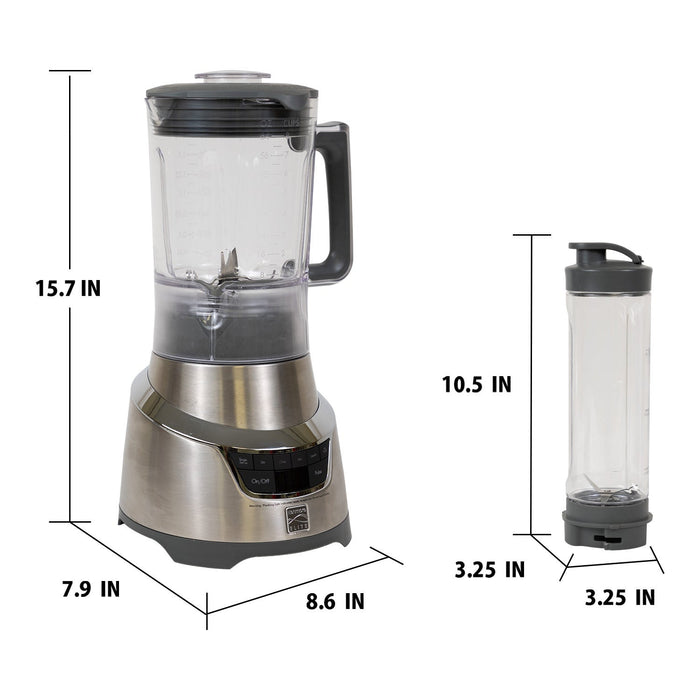 Mélangeur Kenmore Elite de 1,3 HP avec tasse à portion individuelle - KKEB1.3HSS