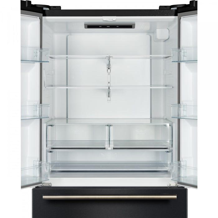 Refrigerateur Rivello de 36 po a portes francaises noires, certifie Energy Star – FFFFD1783-36BLK