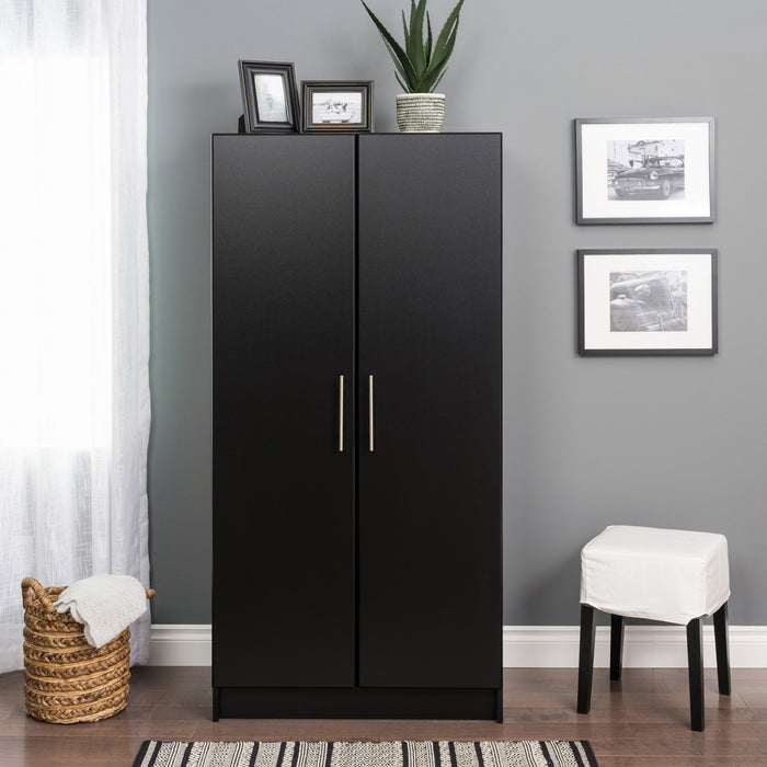 Armoire-penderie Elite de 32 po - noire