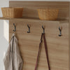 Porto Entryway Wall-Mounted Coat Rack with Shelf | Porte-manteau mural d’entree Porto avec tablette